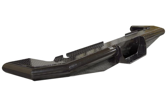 CATTLEMAN 4228S Cattleman HD 4228S Rear Pipe Bumper Fits Ram 3500 2010-2024 Gloss Black Powder-Coated Steel 1-Piece Bolt-On 4 Inch Schedule 40 Pipe Diamond Plate