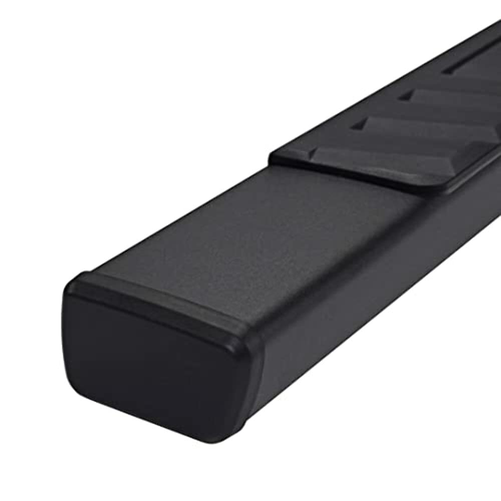 TRAILFX A4009B TrailFX Side Step Bars Fits 2015–2025 Chevrolet Colorado 4 Inch Trapezoid Straight Side Steps with Step Pads Black Matte Powder-Coated Steel Rocker Panel Mount Set of 2 TrailFX A4009B