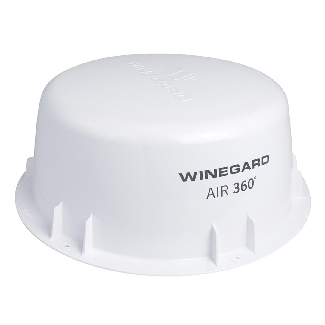 WINEGARD A3-2000 Winegard A3-2000 Air 360 Omnidirectional RV HDTV Antenna, Long Range 360 Degree Reception, White