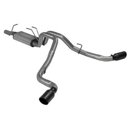 FLOWMASTER 718100 Flowmaster 718100 FlowFX Cat-Back Exhaust Kit 3.5 to 3 Inch Dual Side Exit 409 Stainless Steel 4.5 Inch Black Ceramic Coat StainlessTips Compatible with 2017-2024 Ford F250/F350 Super Duty 6.2L 7.3L