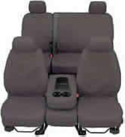 COVERCRAFT SS2422PCGY Covercraft SeatSaver Front Row Custom Fit Seat Cover for Select Ford E-Series Van Models - Polycotton (Grey) - SS2422PCGY