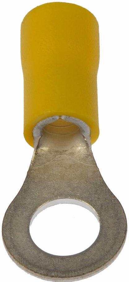 DORMAN 85415 Dorman 85415: 12-10 Gauge Ring Terminal, 1/4 In., Yellow
