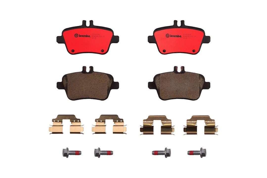 BREMBO P50091N Brembo P50091N Premium Ceramic Rear Disc Brake Pad Set MERCEDES-BENZ OE# A0074209420