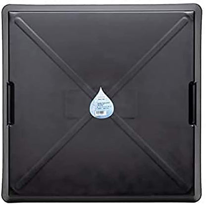 WIRTHCO 40092 WirthCo 40092 Funnel King Drip Tray - Black Plastic 22 x 22 x 1.5 Inches - Perfect for Catching Spills or Leaks from Mini Fridges, Air Conditioners, Automotive, and Machinery - Made in USA