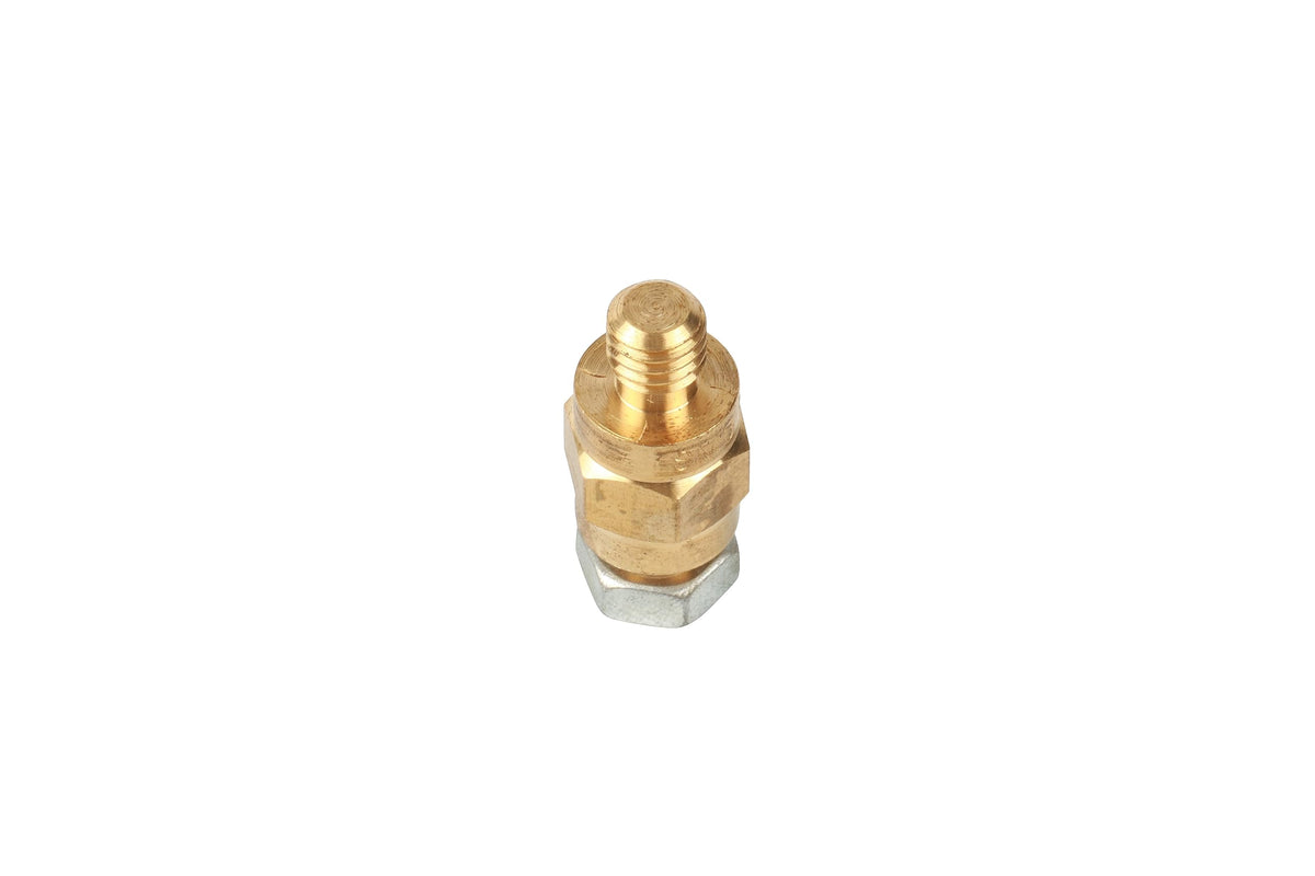 WIRTHCO 30300 Battery Doctor Side Terminal Battery Bolt and Nut, Solid Brass Threaded Stud, 3/8-16 Thread, 5/8 in Hex, 1.590 in Overall Length, WirthCo (30300)