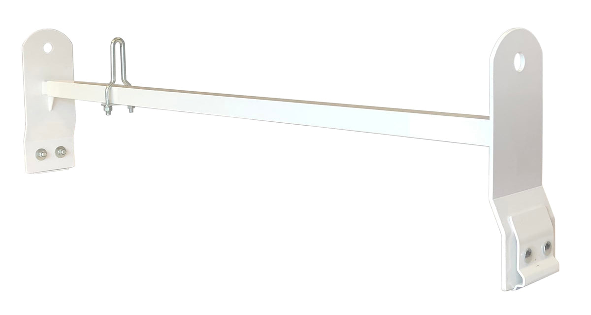 TRAILFX FCLR006W TrailFX Universal Ladder Rack Extension for Vans Racks with Gutters White Powder Coated Steel 63 Inch Extendable Length Adds 200 lb Capacity to Van Roof TrailFX FCLR006W