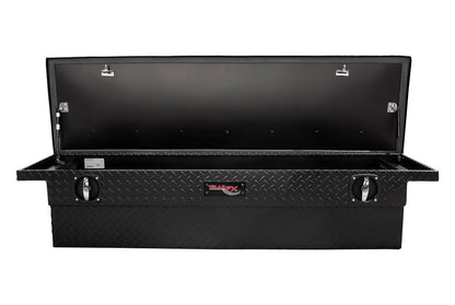 TRAILFX 120693CR Crossover Low Profile, Single Lid, Diamond Tread, Matte Black, Aluminum