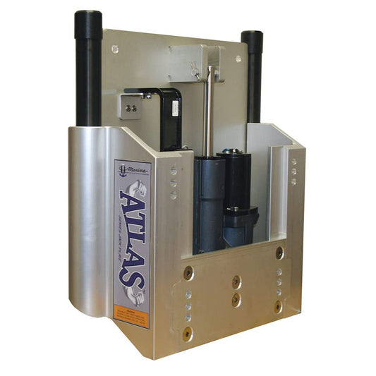 T-H MARINE AHJ-6VHD-DP T-H Marine AHJ-6VHD-DP Atlas Hydraulic Heavy-Duty Jack Plate - 6" Setback, Silver