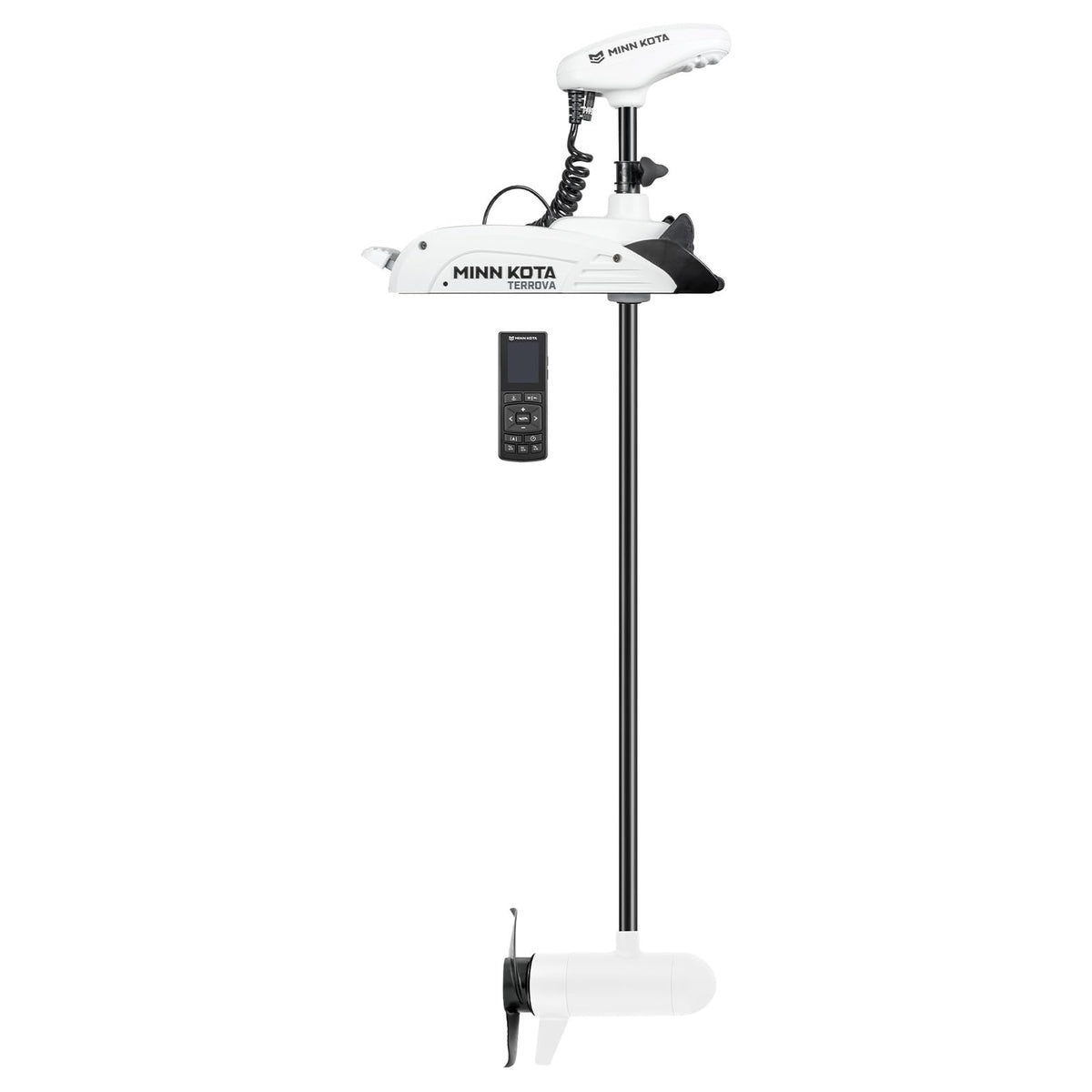 MINN KOTA 1363785 Minn Kota Riptide Terrova Bow-Mount Electric Trolling Motor with GPS, Spot-Lock – 80 Lb. Thrust, 54 In. Shaft, Saltwater