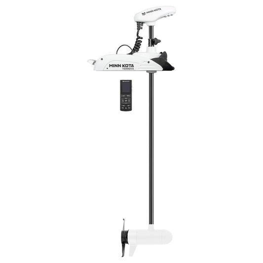 MINN KOTA 1363785 Minn Kota Riptide Terrova Bow-Mount Electric Trolling Motor with GPS, Spot-Lock – 80 Lb. Thrust, 54 In. Shaft, Saltwater