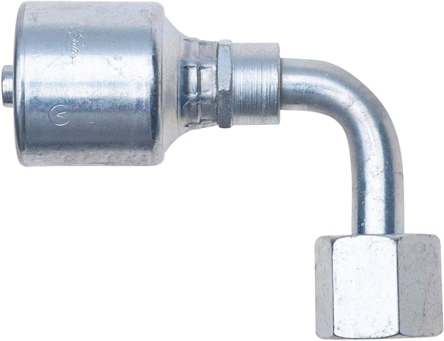 Gates G25240-1010 Female Flat Face O Ring Swivel 90 Bent Tube
