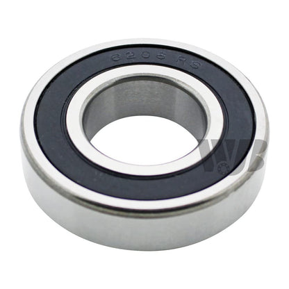 WJB RB6206-2RS WJB RB6206-2RS - Rear Wheel Bearing/Ball Bearing - Cross Reference: National 206-FF/Timken 206FF/ SKF 6206-2Rsj, 1 Pack