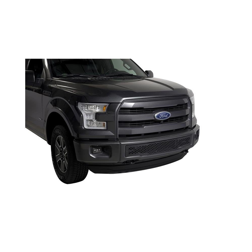 PUTCO 88160 Putco 88160 Black Stainless Steel Punch Design Bumper Grille