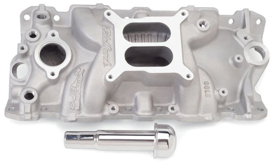 EDELBROCK 2703 Edelbrock 2703 Performer EPS Intake Manifold with Oil Fill Tube and Breather