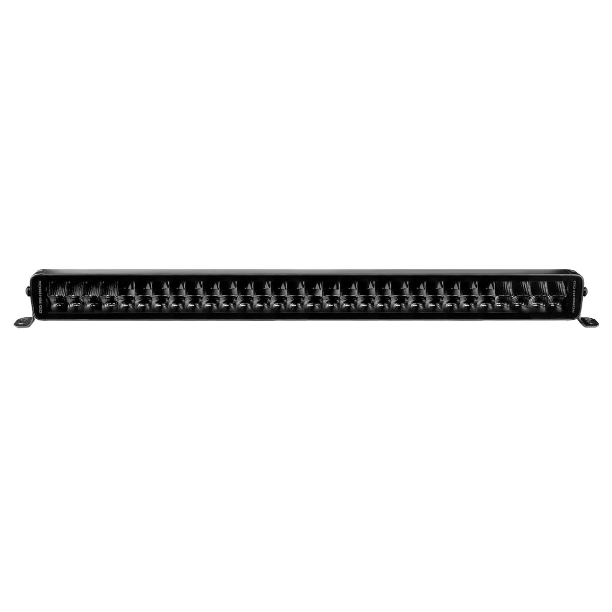 GO RHINO 753003011CDS Go Rhino Xplor Lighting: Blackout Series 32" Double Row LED Light Bar | Side & Track Mount, Aluminum, Black | 753003011CDS