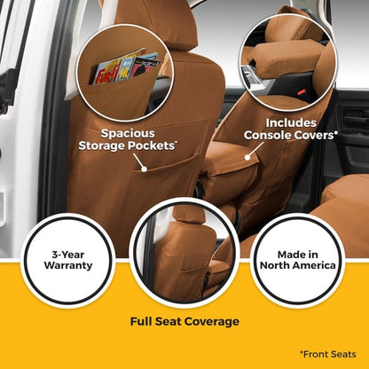 Covercraft GTC4327ABCAGY Carhartt PrecisionFit Custom Seat Covers