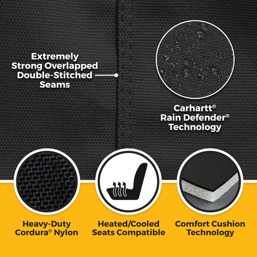 Covercraft GTC4326ABCOBK Carhartt Super Dux PrecisionFit Custom Seat