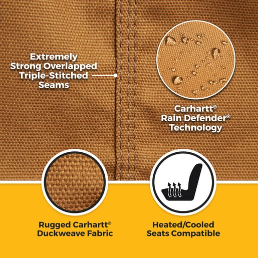 Covercraft SSC2635CAGY Carhartt SeatSaver Custom Seat Covers