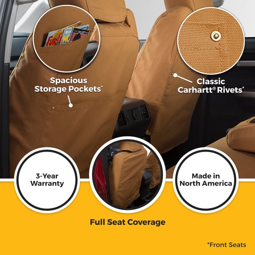 Covercraft SSC2586CAGY Carhartt SeatSaver Custom Seat Covers