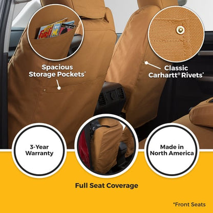 Covercraft SSC2586CAGY Carhartt SeatSaver Custom Seat Covers