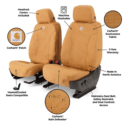 Covercraft SSC3451CABN Carhartt SeatSaver Custom Seat Covers