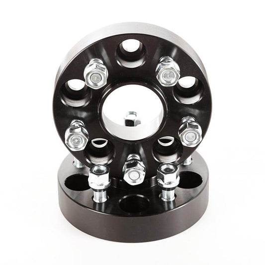 RUGGED RIDGE 15201.20 Rugged Ridge 15201.20 Wheel Spacer Kit, Black, 1.25 inch; 15-Current Renegade