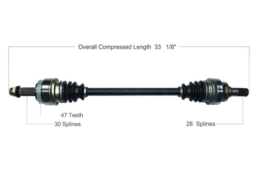 Trakmotive HY-8269 CV Axle Shaft