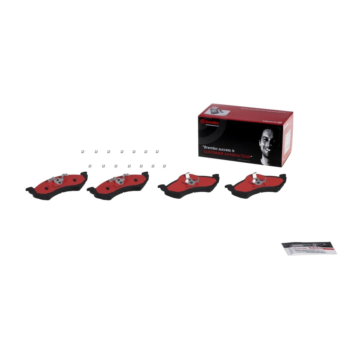 BREMBO P18005N Brembo P18005N Premium Ceramic Front Disc Brake Pad Set DODGE OE# 5016170AA