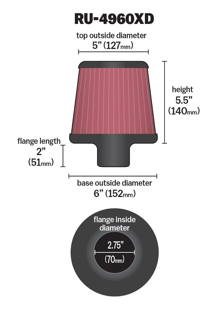 K&N 69-7070TP Cold Air Intake System: High-Flow Air-Filter