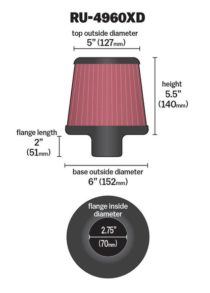 K&N 69-7070TP Cold Air Intake System: High-Flow Air-Filter
