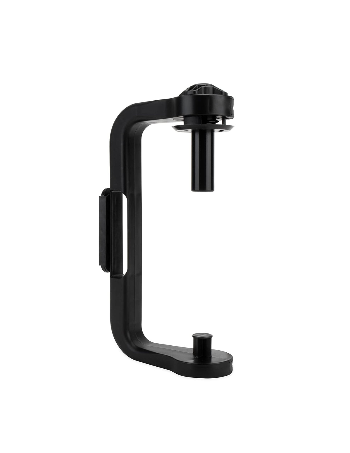 CAMCO 57115 Camco Paper Towel Holder – Ideal for Compact Areas – Features Mountable Design and Adjustable Side Knob – Black (57115)