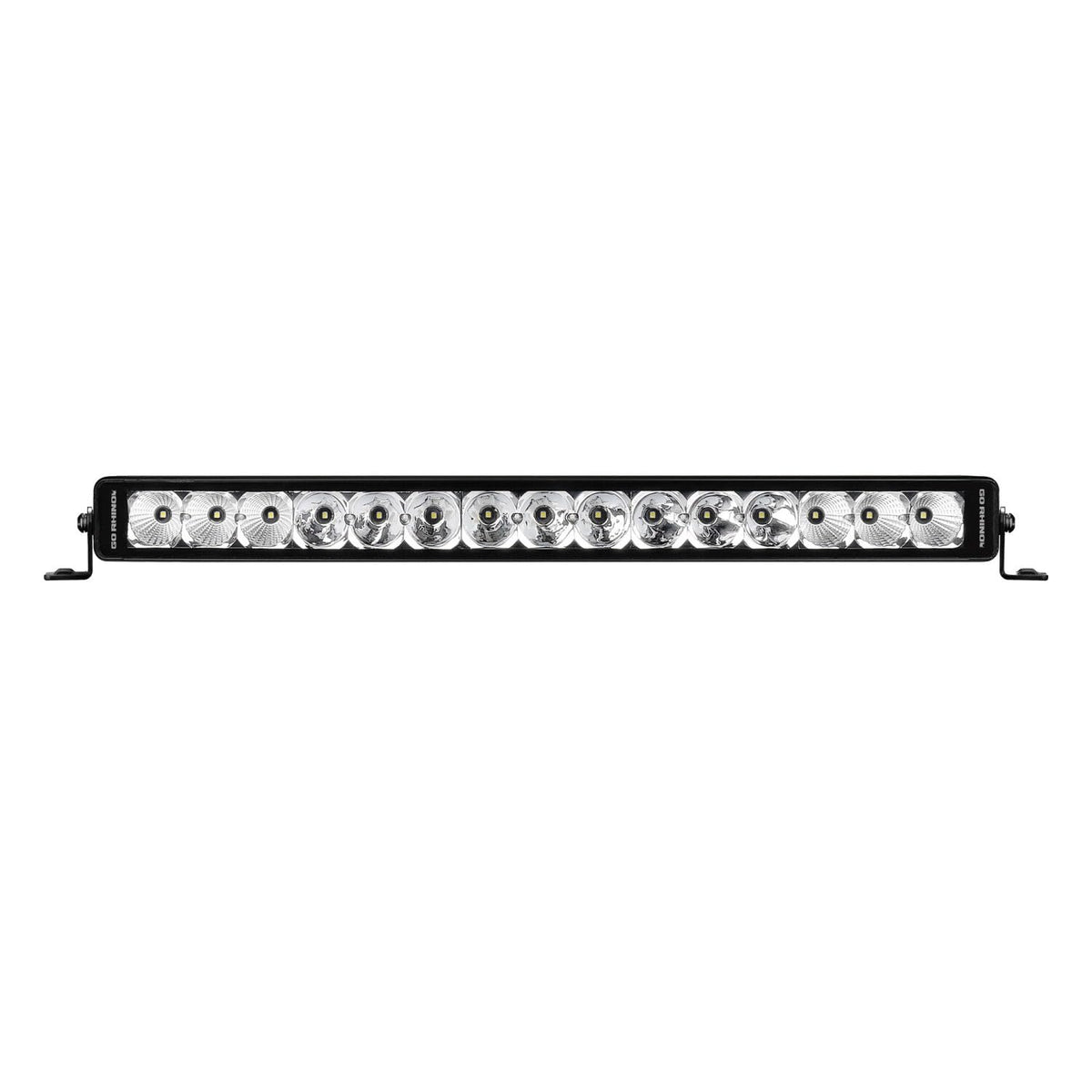 GO RHINO 750152013CSS Go Rhino Xplor Lighting: Bright Series 20.5" Single Row LED Light Bar | Side & Track Mount, Aluminum, Black | 750152013CSS