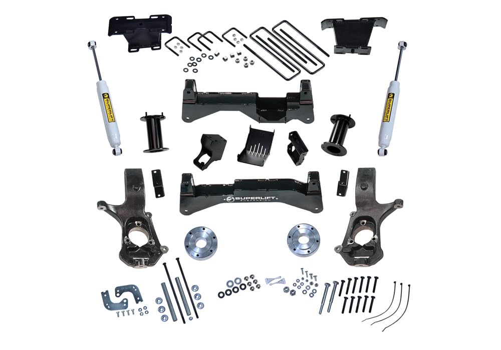 SUPERLIFT 3584 RealTruck SUPERLIFT SUSPENSION | 3584 | Component Box | One Box of Multi Box Kit | Fits 2007-2018 Chevy Silverado/GMC Sierra 4WD w/Aluminum or Stamp Steel or Cast Steel Control Arms