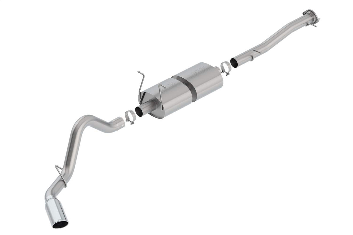 BORLA 140762 BORLA 140762 Cat-Back System for 2015-2019 Chevrolet Silverado 2500/3500/ GMC Sierra 2500/3500 6.0L V8 AT/MT 2 & 4 Wheel Drive 4 Door Crew Cab With Standard Bed (6' 6") 153.7" WB. EXCEPT DRW.