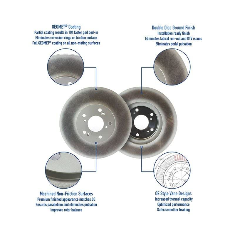 Centric Parts 320.40069F Gcx Rotor With Full Coating