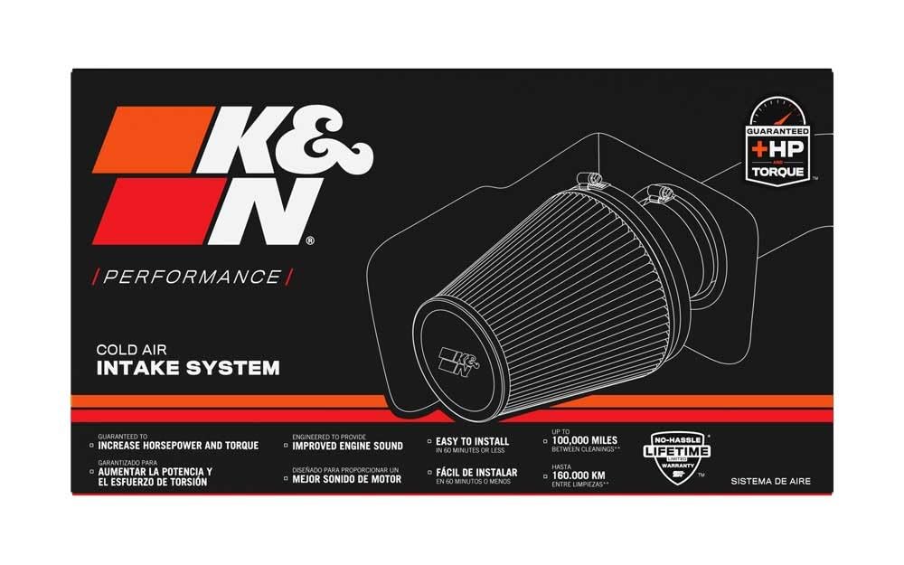 K&N FILTER 69-9508T K&N Cold Air Intake System: High-Flow Air Filter, Increase Performance & Acceleration: Compatible with 2014-2015 Audi: A4, A5, 69-9508T