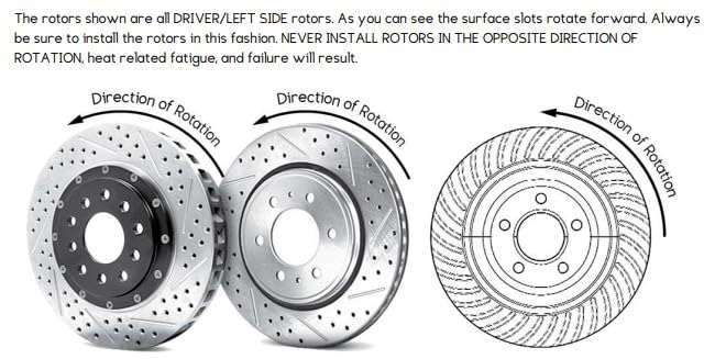 Baer Brakes 2302066 EradiSpeed+ Rear 2-piece Brake Rotors Slotted