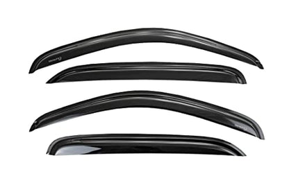 TRAILFX 4768H Trailfx Rain Guard Tape On Window Vent Visors Acrylic with A Smoke Tint 4 Piece Compatible with Tacoma 16-19 - 4768H