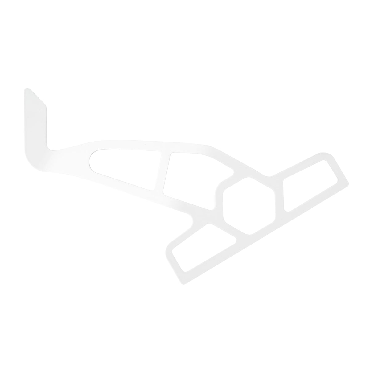 MINN KOTA 1810366 Minn Kota Jack Plate Adapter Bracket for Raptor – Port, 2" Setback, 4" Rise, White