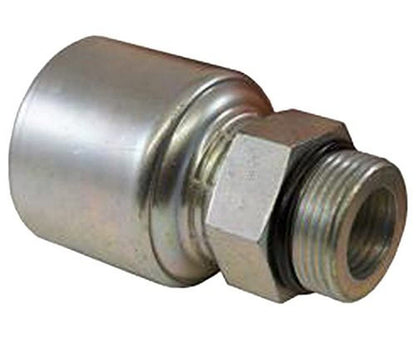 Gates G25120-0610 MegaCrimp Couplings, Male O-Ring Boss, Zinc