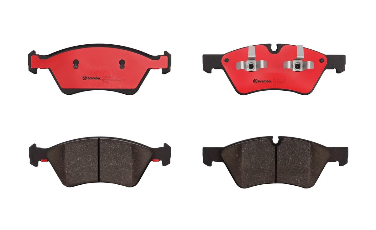 BREMBO P50063N Brembo P50063N Premium Ceramic Front Disc Brake Pad Set MERCEDES-BENZ OE# 1644202220