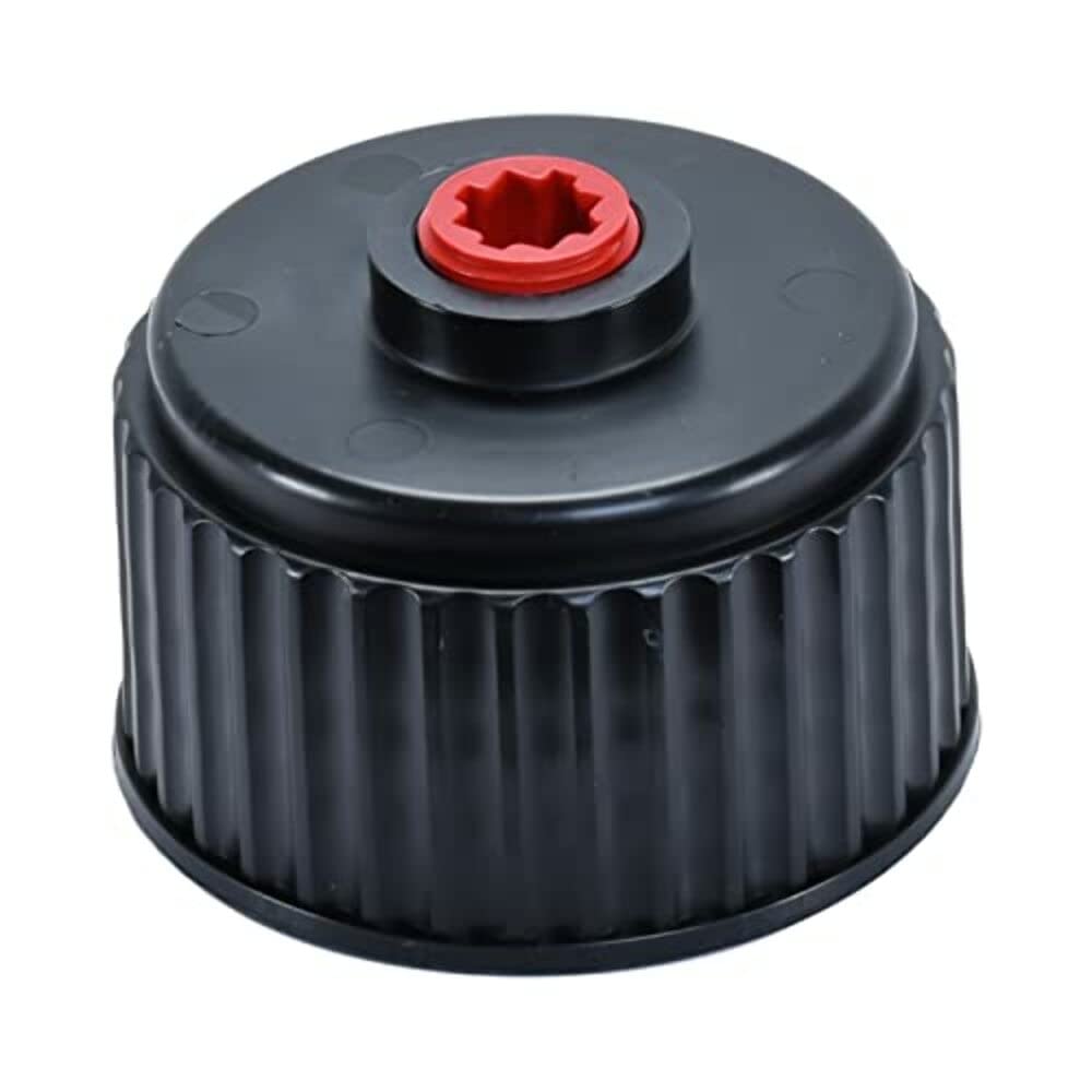 SPEEDFX 8842 SpeedFX Utility Jug Replacement Cap 8842, Replacement For SpeedFX 5 Gallon Containers, Round, Plastic, Black, with O-Ring