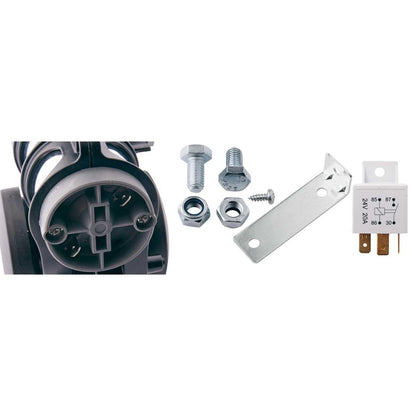 Hella 013410091 COMPRESSED AIR TWIN TRUMPET HORN 24V