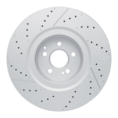 Dynamic Friction 634-63194 GEOSPEC COATED ROTOR-DRILLED AND SLOTTED