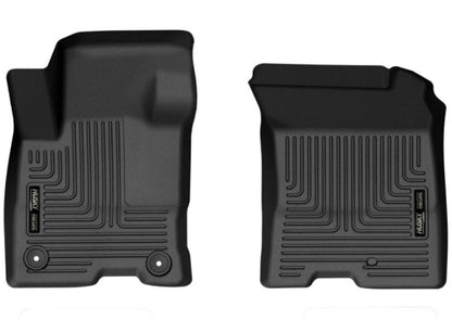 Husky Liners 51451 Husky Liners X-act Contour Floor Mats – Fits 2022-2026 Ford Maverick (Hybrid Models Only) – Front Row, 2-pc Black - 51451