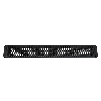 TRAILFX ARBV002B Trailfx TFX Aggressive Running Boards Fits 2015–2025 Ford Transit-250 6.5 Inch Wide Black Matte Powder-Coated Aluminum Grated Full-Length Traction Surface Rocker Panel Mount Set of 2 ARBV002B