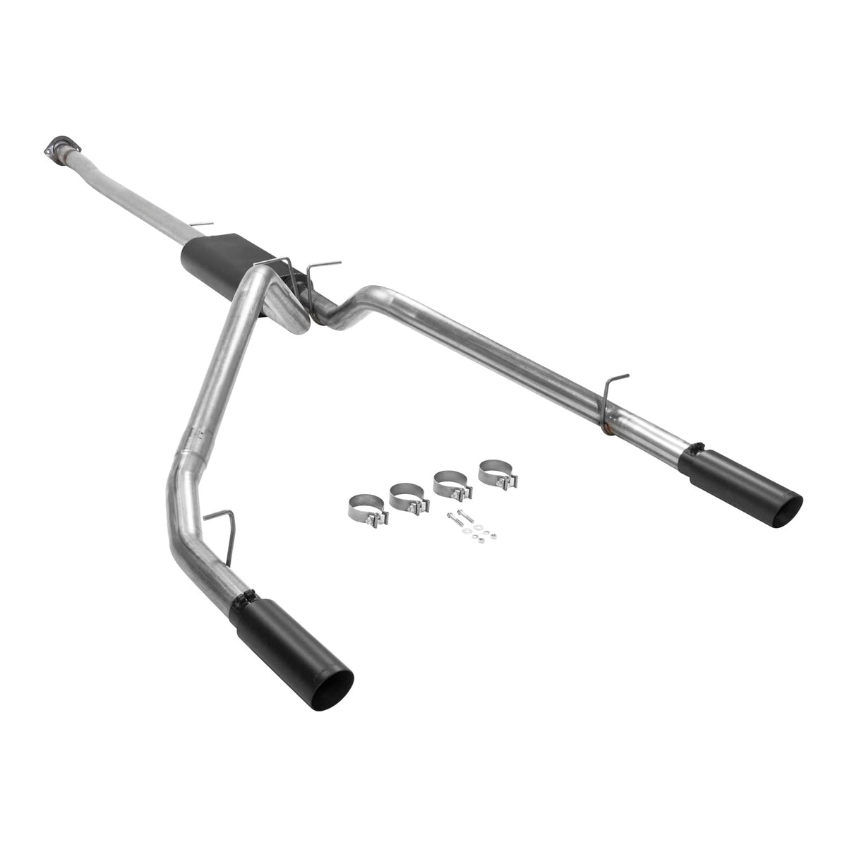 FLOWMASTER 817843 Flowmaster 817843 American Thunder Cat-Back Exhaust Dual 3 Inch Stainless 4 Inch Tips Compatible with 2019-2024 RAM 1500 New Body 5.7L 2/4WD 140.5 144.6 153.5 Inch Wheelbase 5.7 6.4 Foot Bed