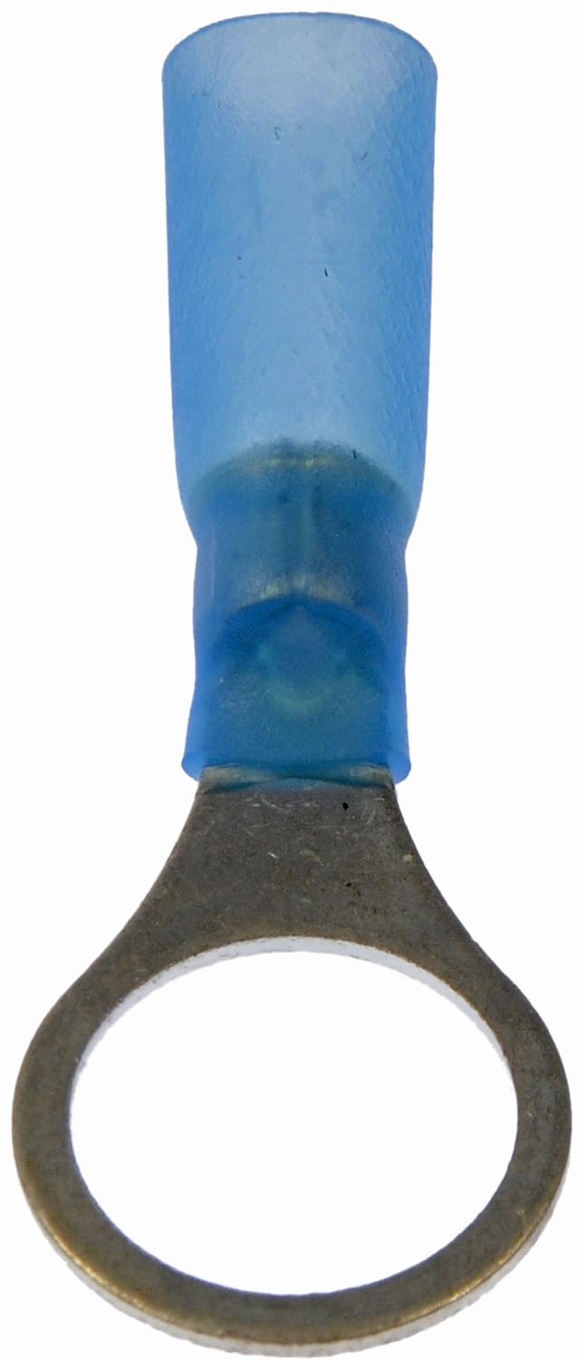 DORMAN 85218 Dorman 85218 16-14 Gauge Ring Waterproof Terminal, 3/8 in., Blue, 10 Pack