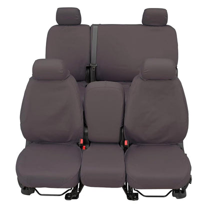 COVERCRAFT SS8429PCGY Covercraft SS8429PCGY SeatSaver Second Row Custom Fit Seat Cover for Select Chevrolet Silverado 1500/GMC Sierra 1500 Models - Polycotton (Grey)