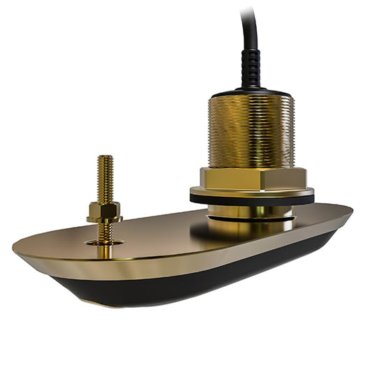 RAYMARINE A80465 Raymarine Axiom RV-200 RealVision 3D Bronze Thru Hull 0° Low Profile Transducer, Black, 8"